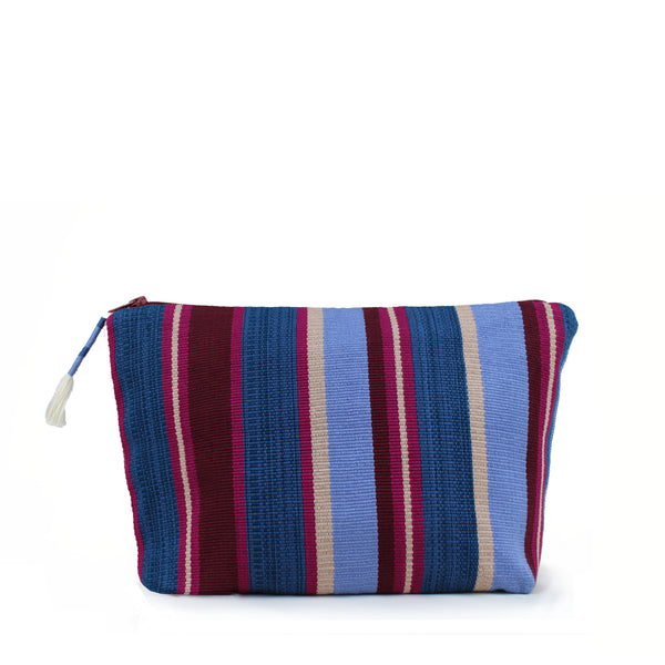 Missoni Blue Makeup Pouch Travel Clutch Bag