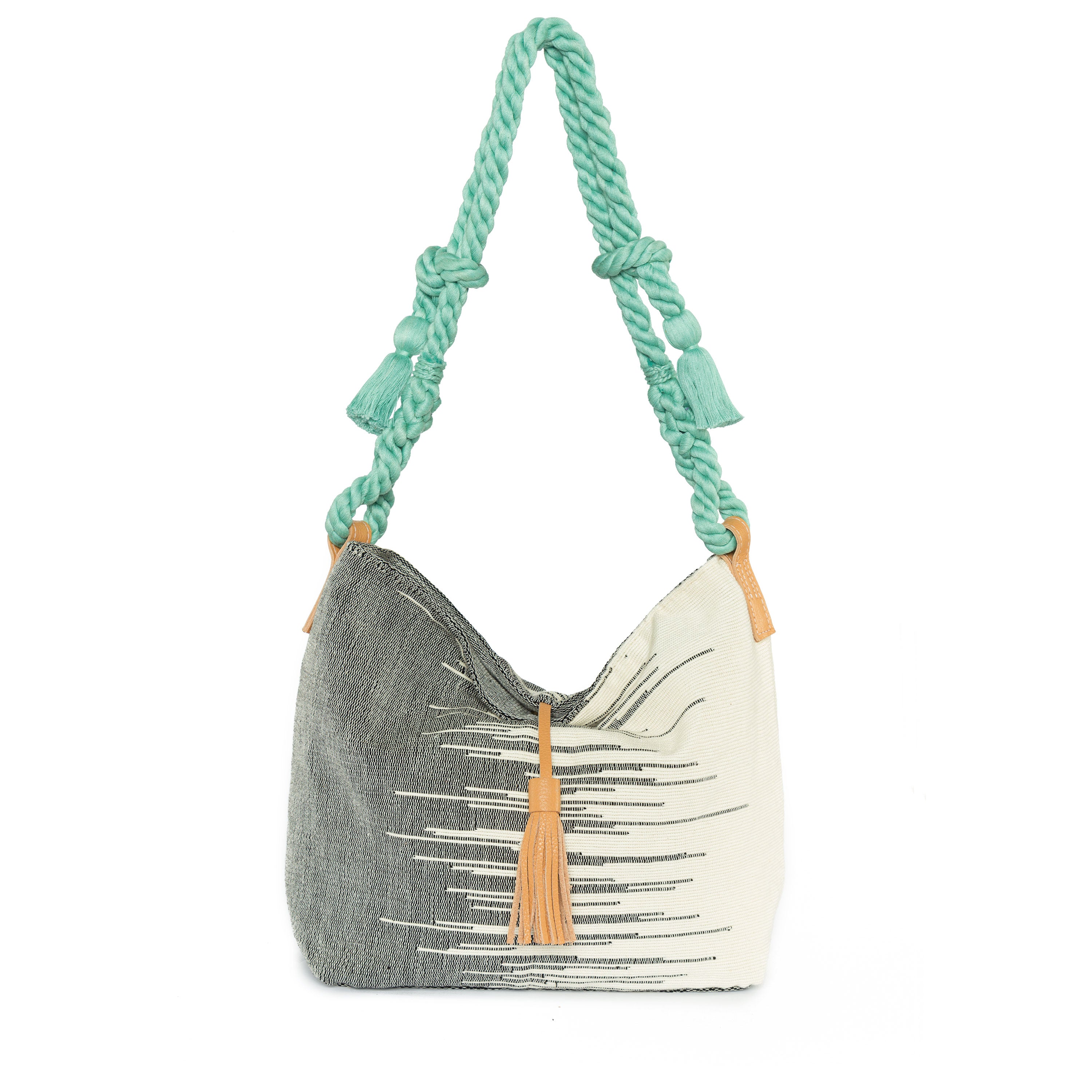 Hand woven Rafaella Hobo - Ethical Shopping at Mercado Global